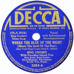 Where the Blue of the Night (Meets the Gold of the Day) / The Waltz You Saved for Me