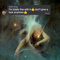 Iβm totally fine with it π donβt give a fuck anymore π