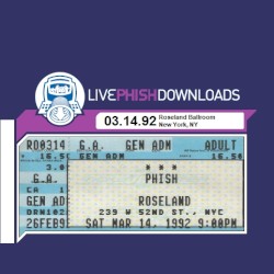 1992-03-14: Roseland Ballroom, New York, NY, USA
