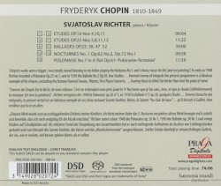 Etudes Op.10, Op.25, Ballades, Nocturnes, Polonaise