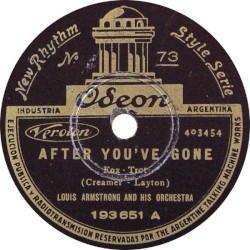 After You've Gone / St. Louis Blues