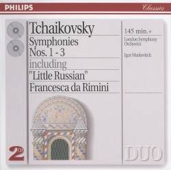 Symphonies nos. 1–3 including “Little Russian” / Francesca da Rimini
