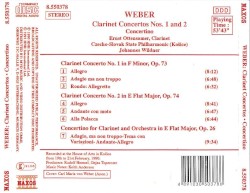Clarinet Concertos nos. 1 & 2 / Concertino