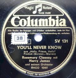 You'll Never Know / The Continental