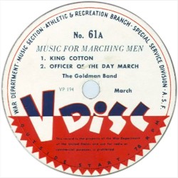 King Cotton / Officer of the Day March / Second Connecticut March / Our Director