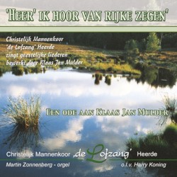 Heer' ik hoor van rijke zegen