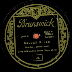 Dallas Blues / The Basement Blues (Low‐downer than any Low‐down Blues)