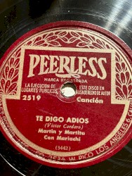 Te digo adiós / Juan Charrasqueado