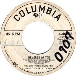 Memories of You / It's Bad for Me