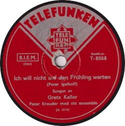 Ich will nicht auf den Frühling warten / Wenn die Sonne hinter den Dächern versinkt