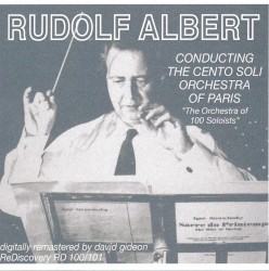 Rudolf Albert Conducting the Cento Soli Orchestra of Paris
