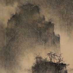 高嶺に立つ一本の木