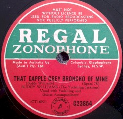 That Dapple Grey Broncho of Mine / They Call Me the Rambling Yodeler