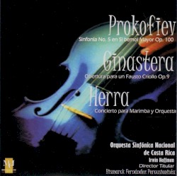 Prokofiev: Sinfonía no. 5 en sí bemol mayor, op. 100 / Ginastera: Obertura para un Fausto criollo, op. 9 / Herra: Concierto para marimba y orquesta