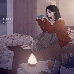 朝日を待っている