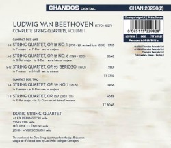 String Quartets, Vol. 1