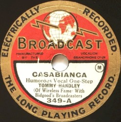 Casabianca / I Kiss Your Hand Madame