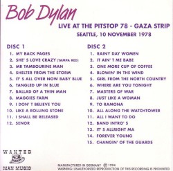 1978-11-10: Live at the Pitstop, Seattle, USA