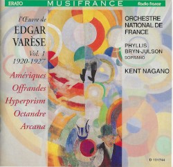 L'Œuvre de Edgar Varèse, Volume 1: 1920-1927