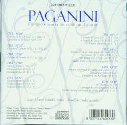 Paganini: Complete Works for Guitar and Violin