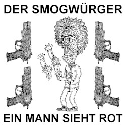 Ein Mann sieht rot