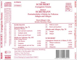 Schubert: Arpeggione Sonata / Schumann: Fantasiestücke / Stücke im Volkston / Adagio and Allegro