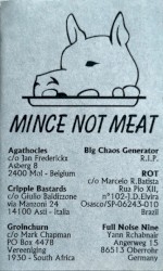 Mince Not Meat