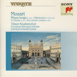 Missa longa / Offertories / Te Deum / Ave verum corpus