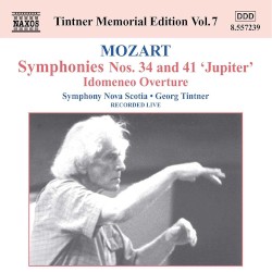 Symphonies nos. 34 & 41 "Jupiter" / Idomeneo Overture