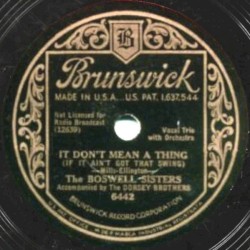 It Don't Mean a Thing (If It Ain't Got That Swing) / Minnie the Moocher's Weddin' Day