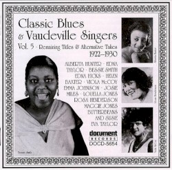 Classic Blues & Vaudeville Singers Vol 5 (1922-1930)