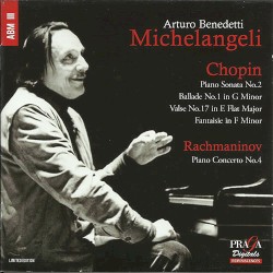 Chopin: Piano Sonata no. 2 / Ballade no. 1 in G minor / Valse no. 17 en E-flat major / Fantaisie in F minor / Rachmaninov: Piano Concerto no. 4