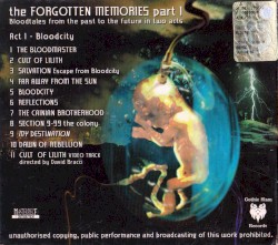 Bloodcity: The Forgotten Memories, Part I