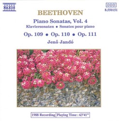 Piano Sonatas, Vol. 4: Op. 109 / op. 110 / op. 111