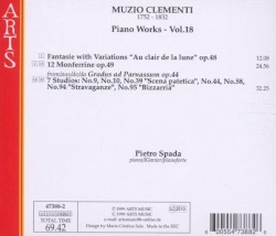 Piano Works: Complete Edition, Volume 18
