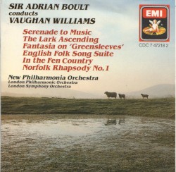 Sir Adrian Boult conducts Vaughan Williams
