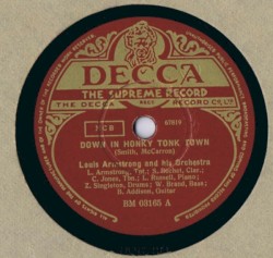 Down in Honky Tonk Town / Coal Cart Blues