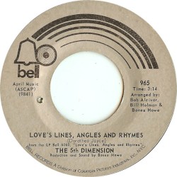 Love's Lines, Angles and Rhymes / The Singer