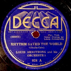 Rhythm Saved the World / Mahogany Hall Stomp