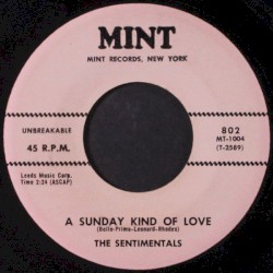 A Sunday Kind Of Love / Wedding Bells