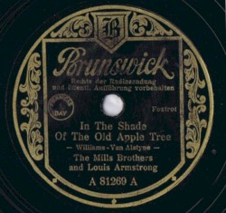 In the Shade of the Old Apple Tree / The Old Folks at Home