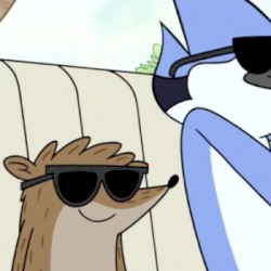Rigby Wearing Shades