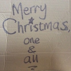 Merry Christmas One & All