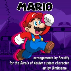 Mario - arrangements by Scruffy for the Rivals of Aether Custom Character