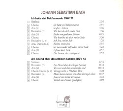 Ich hatte viel Bekümmernis: Cantatas BWV 21, 42