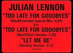 Too Late For Goodbyes