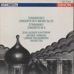 Stravinsky / Tchaikovsky Violin Concertos