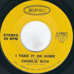 I Take It on Home / Peace on You