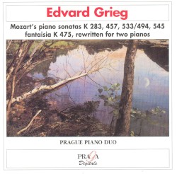 Piano Sonatas K 283, 457, 533/494, 545, Fantasia K 475, rewritten for two pianos