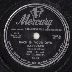 Back in Your Own Backyard / I'll Sail My Ship Alone